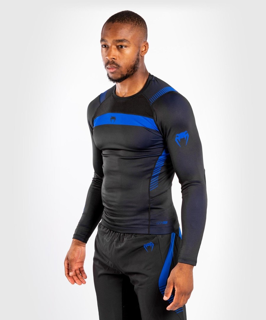 rashguard venum nogi 3.0 - manga longa - pretoazul