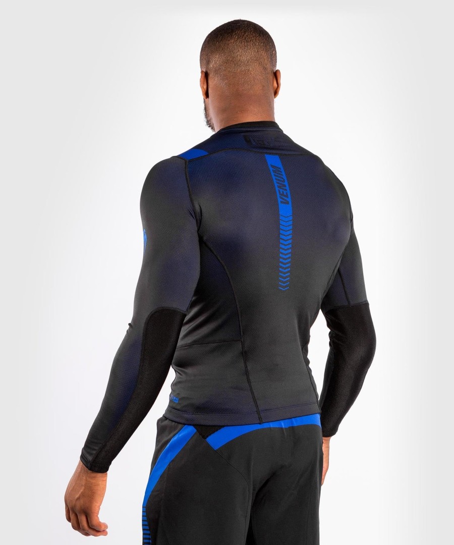 rashguard venum nogi 3.0 - manga longa - pretoazul