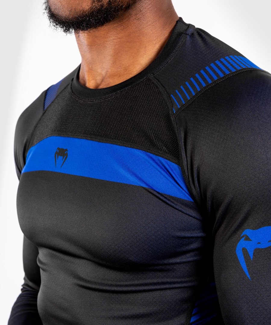 rashguard venum nogi 3.0 - manga longa - pretoazul