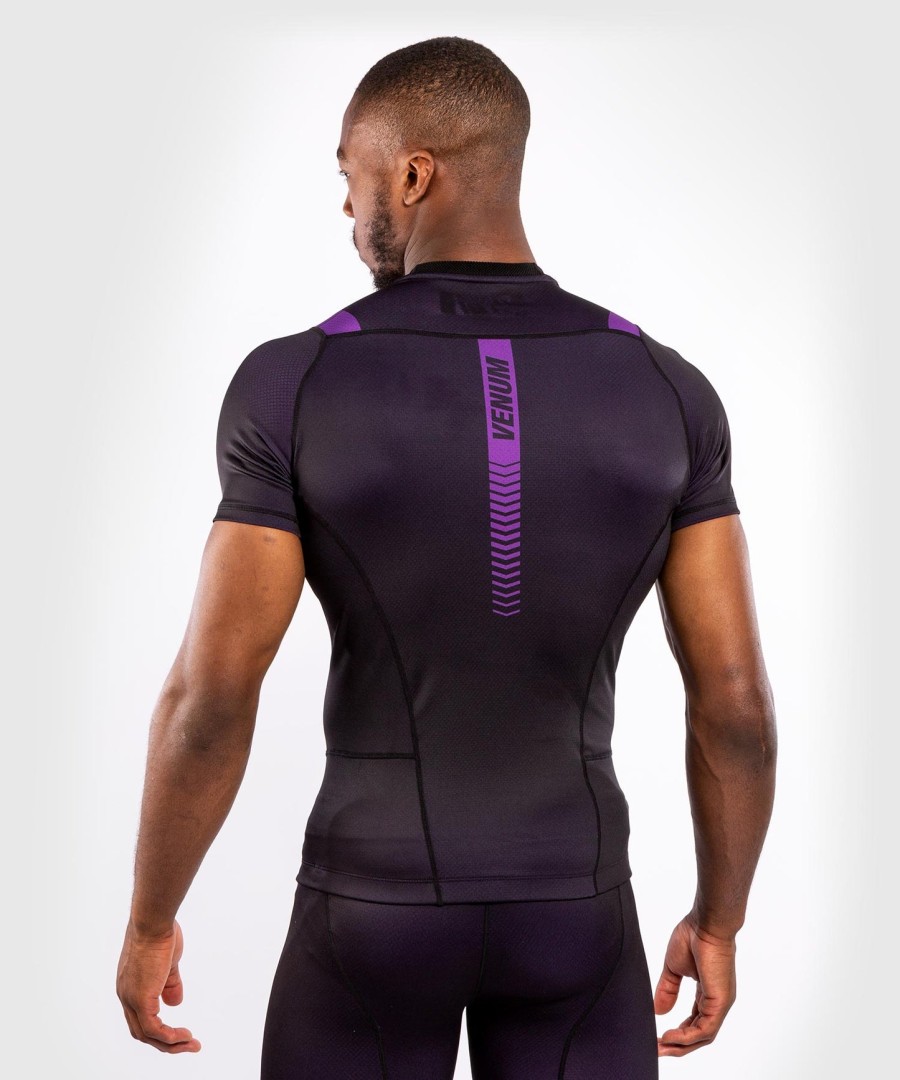 rashguard venum nogi 3.0 - manga curta - pretoroxo