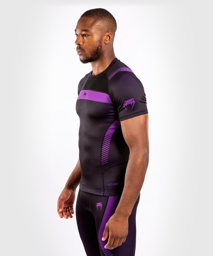rashguard venum nogi 3.0 - manga curta - pretoroxo
