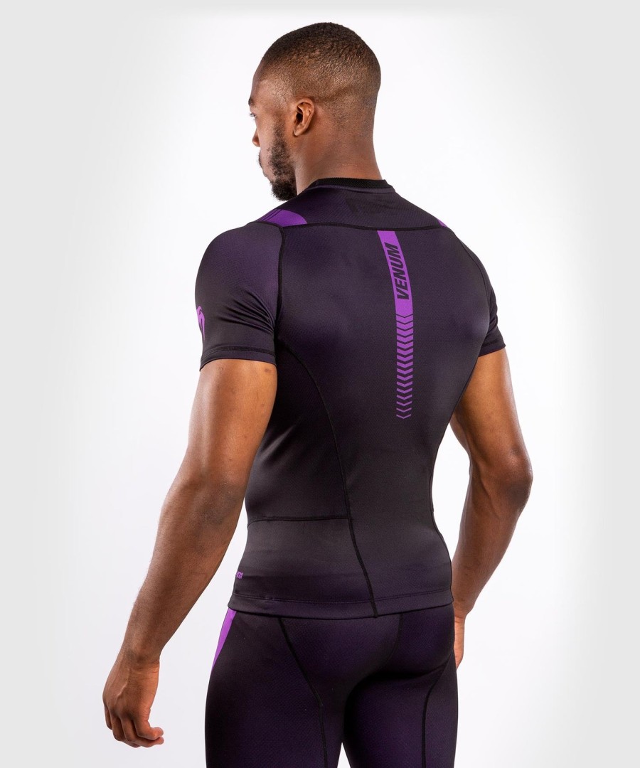 rashguard venum nogi 3.0 - manga curta - pretoroxo