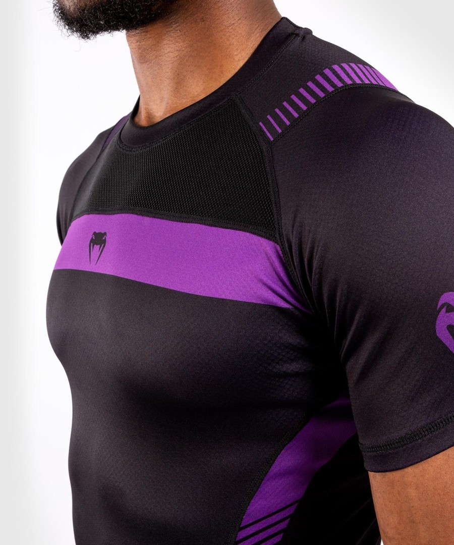 rashguard venum nogi 3.0 - manga curta - pretoroxo