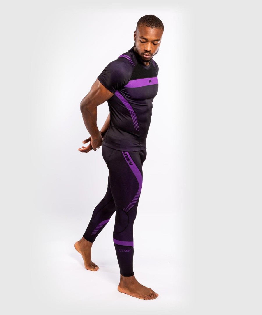 rashguard venum nogi 3.0 - manga curta - pretoroxo