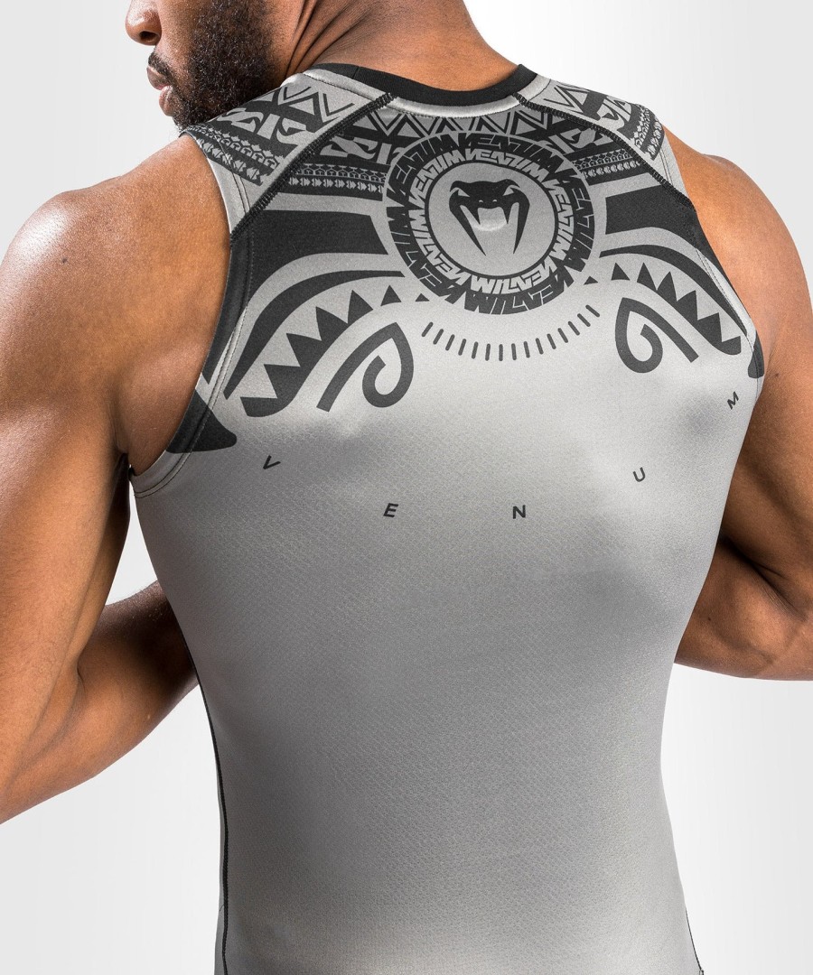 venum nakahi rashguard - sem mangas - cinza