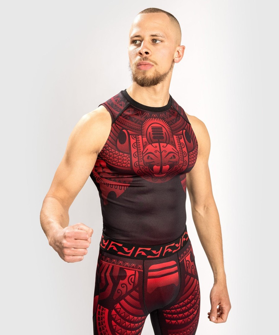 rashguard venum nakahi - sem mangas - pretovermelho