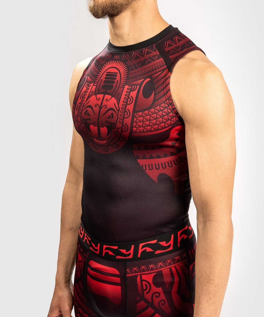 rashguard venum nakahi - sem mangas - pretovermelho