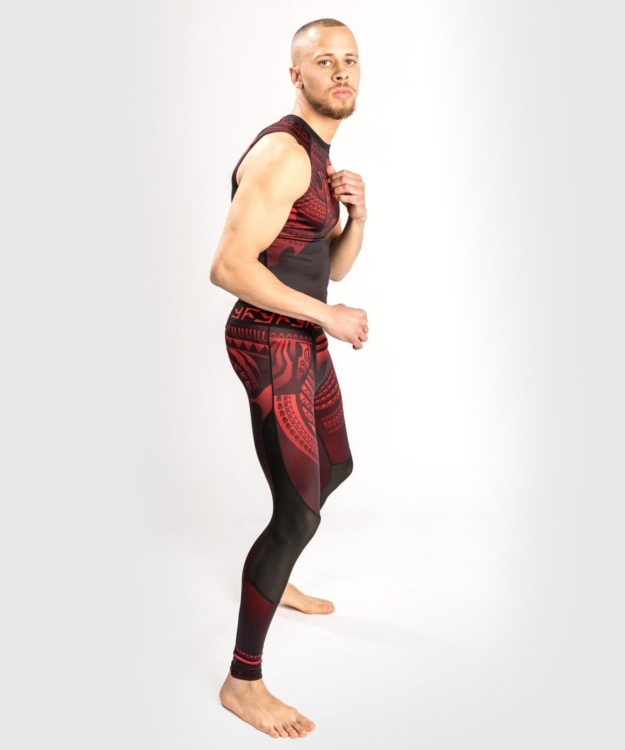 rashguard venum nakahi - sem mangas - pretovermelho