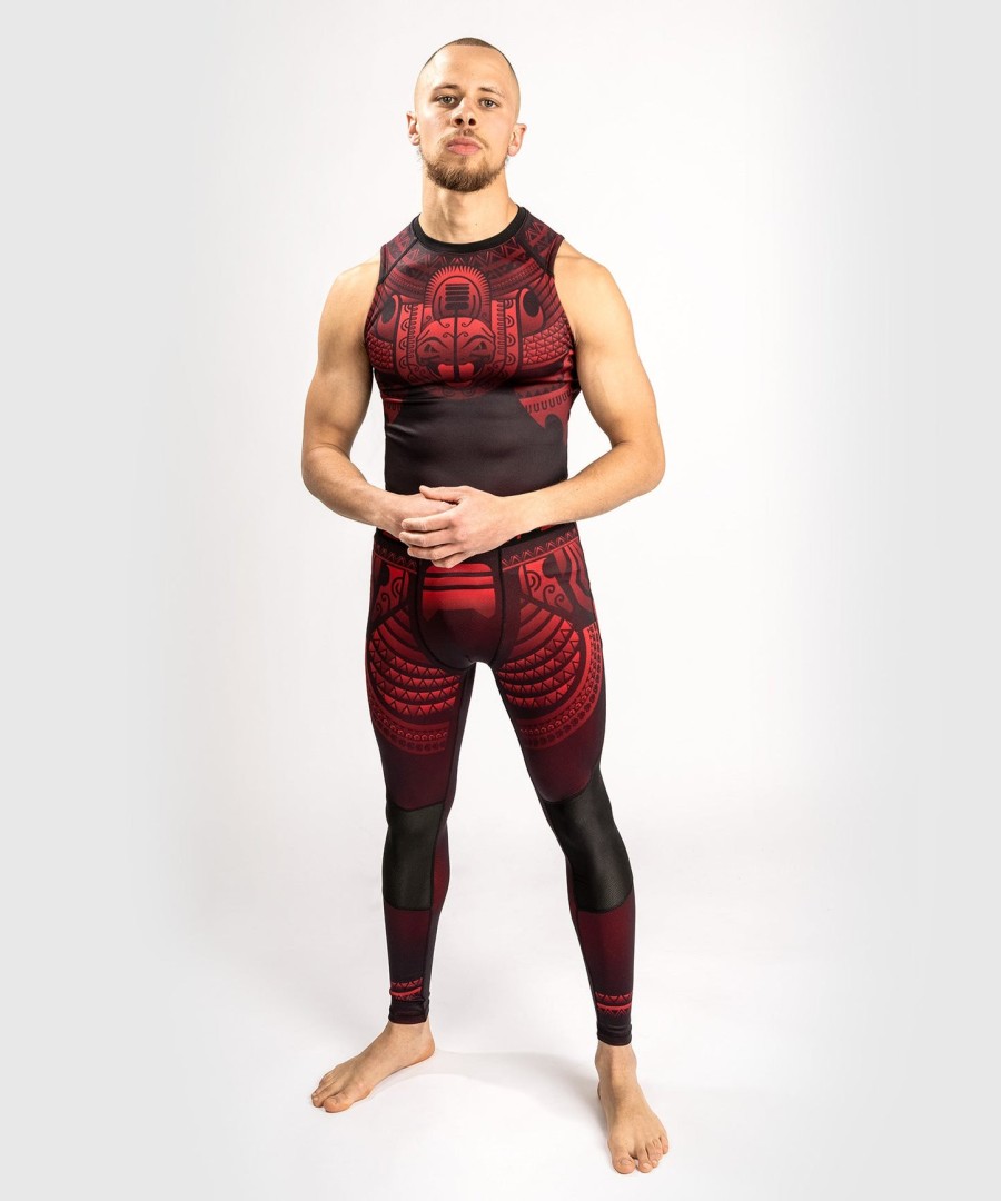 rashguard venum nakahi - sem mangas - pretovermelho
