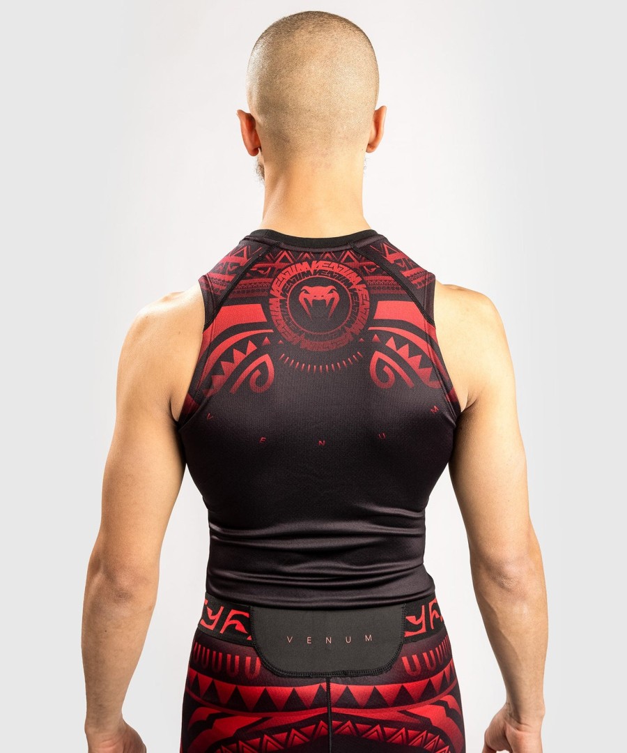 rashguard venum nakahi - sem mangas - pretovermelho