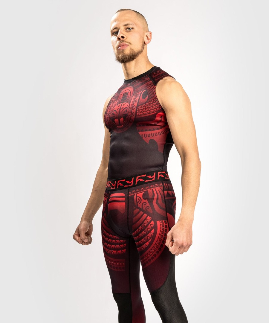 rashguard venum nakahi - sem mangas - pretovermelho