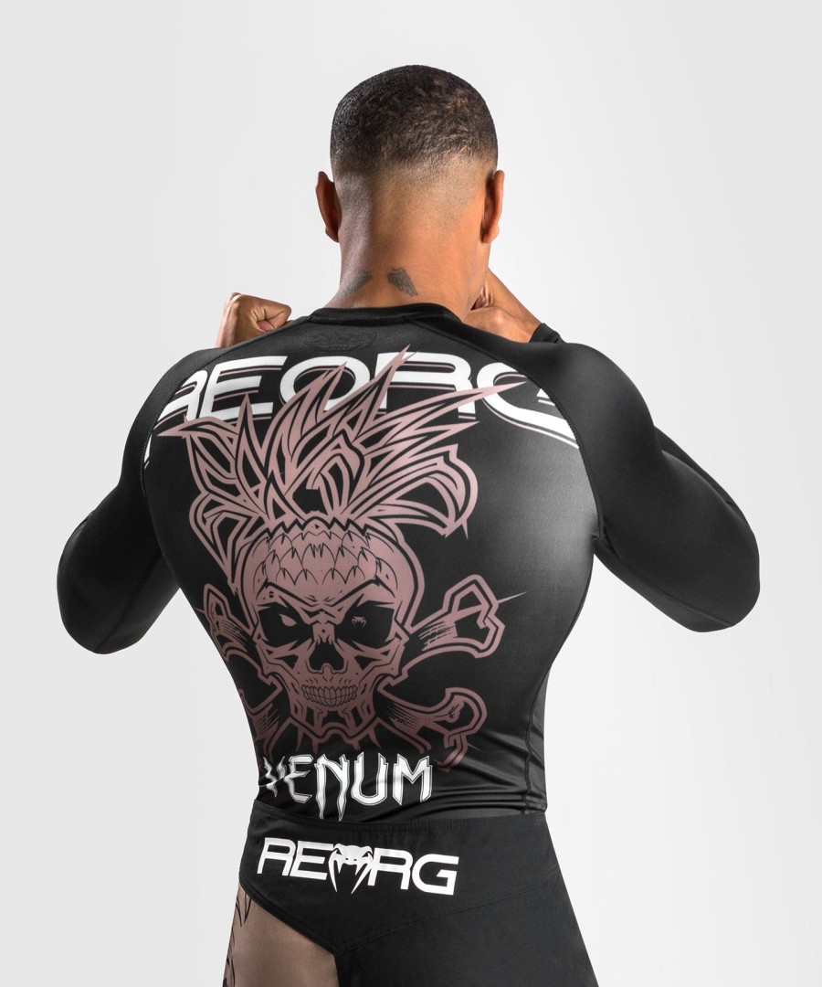 venum reorg rashguard mangas compridas - preto