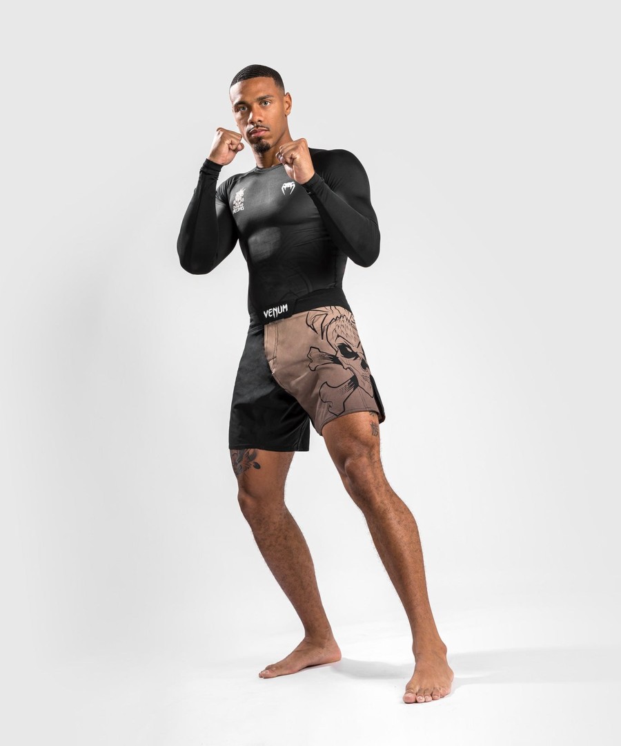 venum reorg rashguard mangas compridas - preto