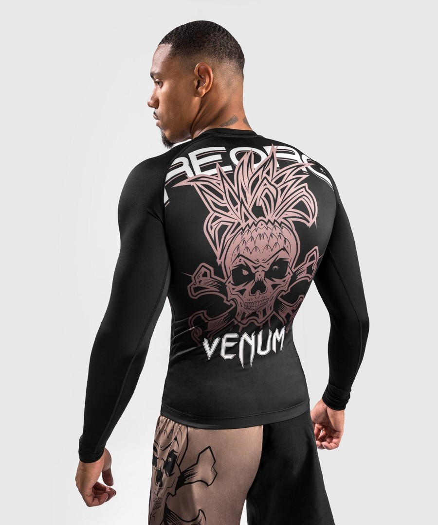 venum reorg rashguard mangas compridas - preto