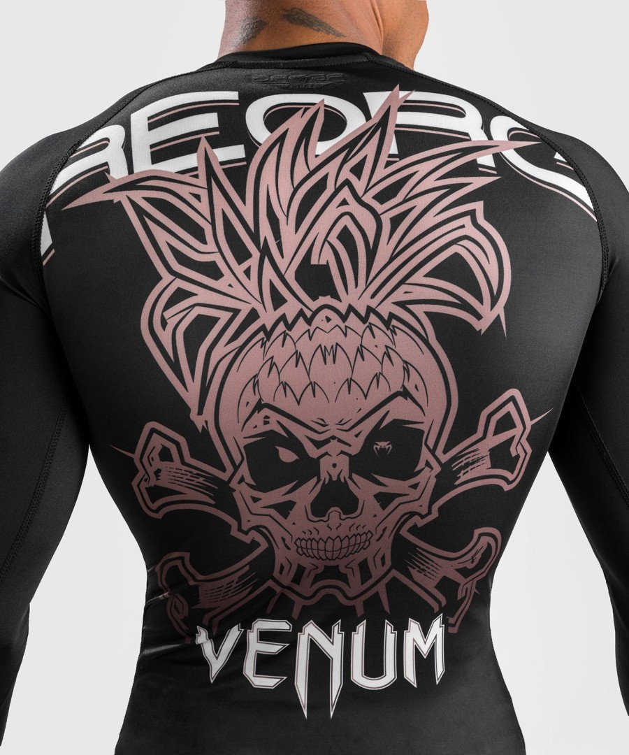 venum reorg rashguard mangas compridas - preto