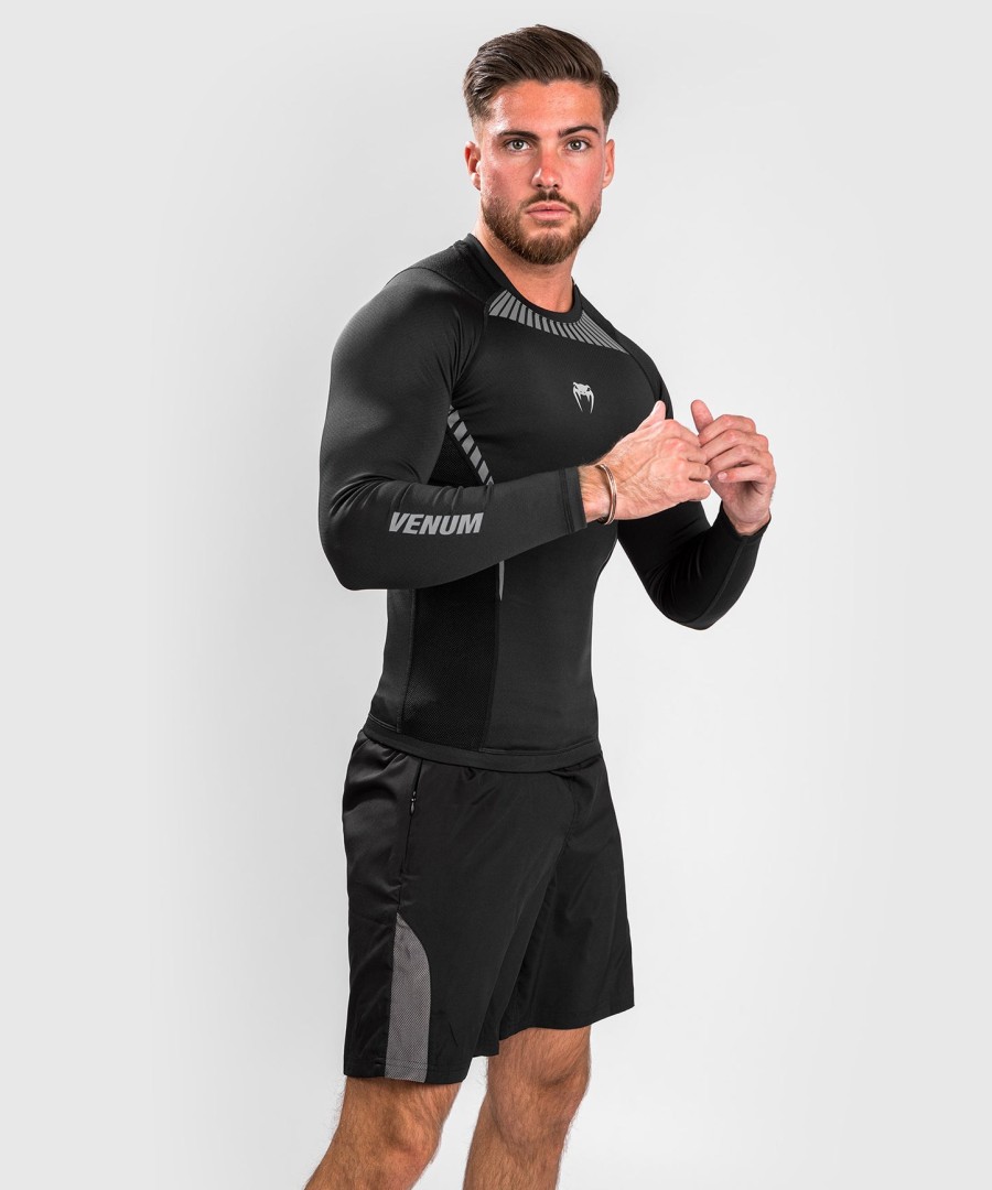 rashguard de manga longa venum jaws 2.0