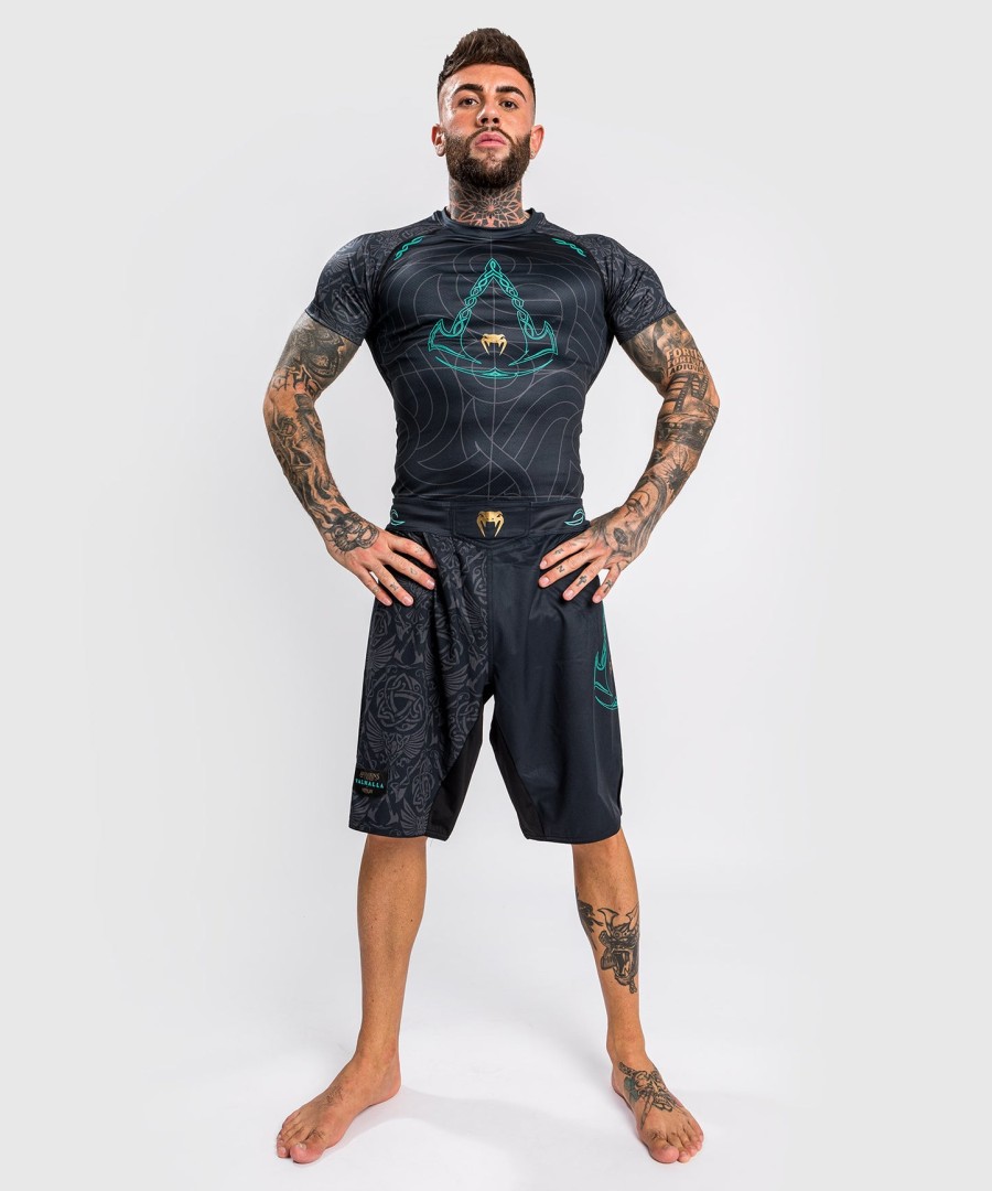 camiseta de proteção solar venum assassins creed reloaded - manga curta - preta