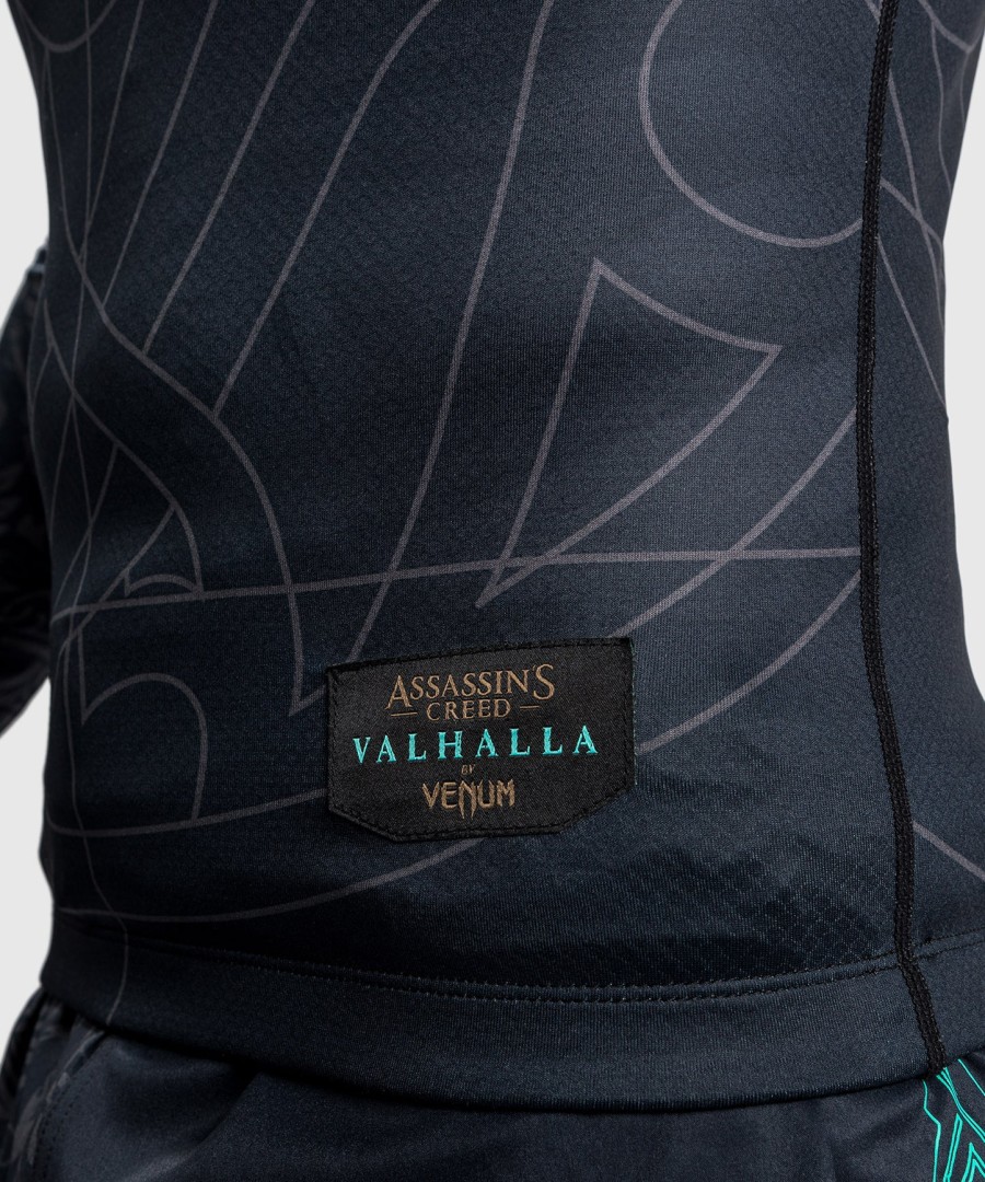 camiseta de proteção solar venum assassins creed reloaded - manga curta - preta