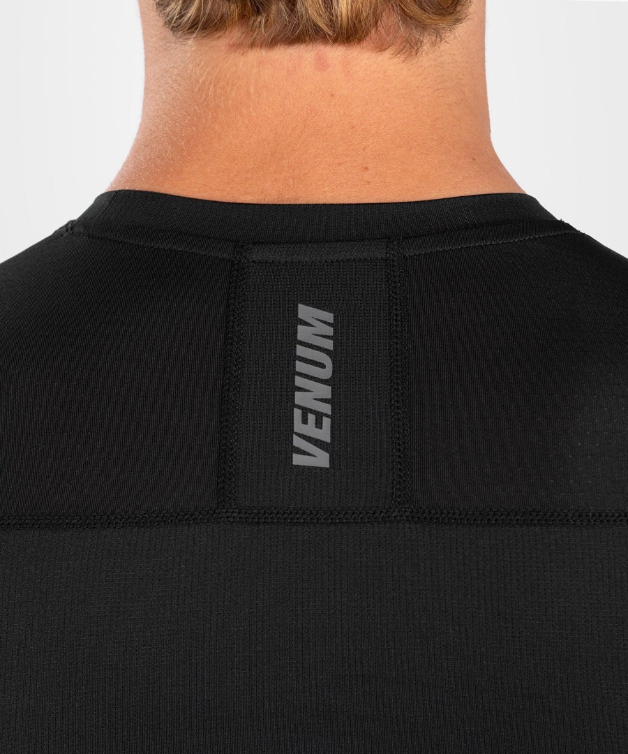camiseta de proteção solar venum g-fit air de manga curta - preta