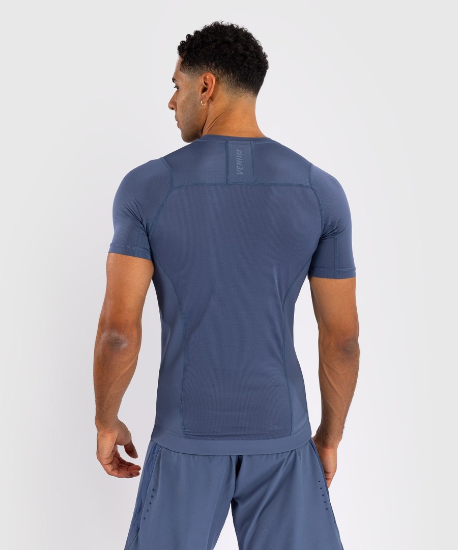 camiseta de proteção solar venum g-fit air masculina de manga curta - azul nebuloso
