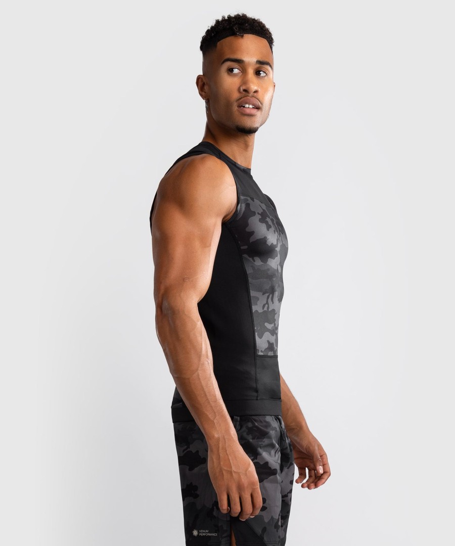 camiseta de proteção solar sem mangas venum g-fit air para homem - camuflagem urbana digital