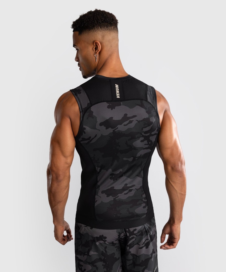 camiseta de proteção solar sem mangas venum g-fit air para homem - camuflagem urbana digital