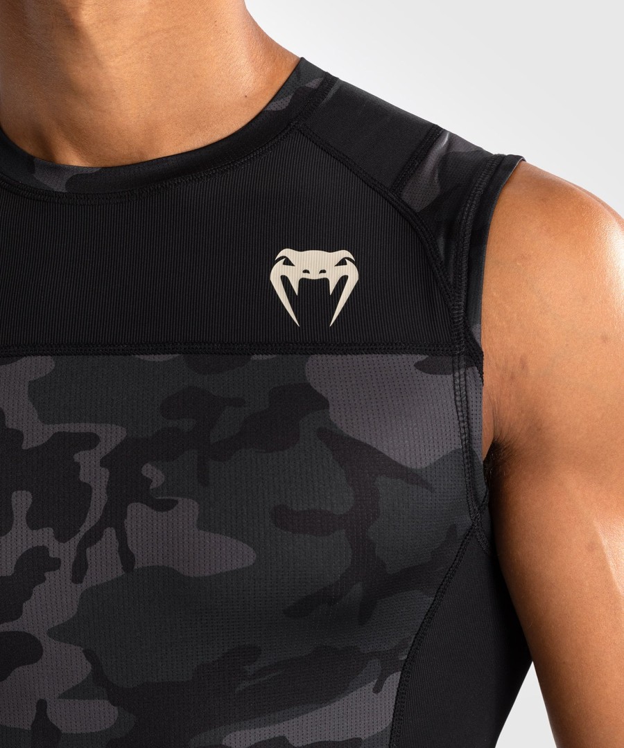 camiseta de proteção solar sem mangas venum g-fit air para homem - camuflagem urbana digital