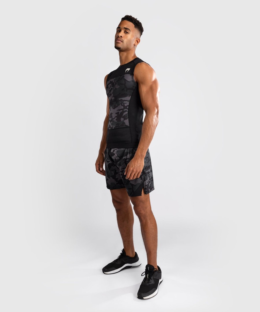 camiseta de proteção solar sem mangas venum g-fit air para homem - camuflagem urbana digital