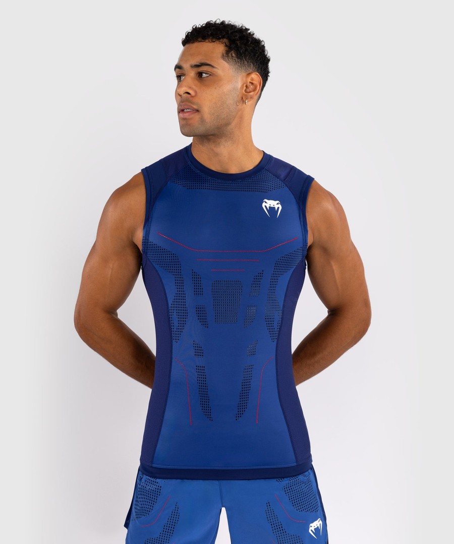 camiseta de proteção solar sem mangas venum technical 3.0 - azul noite