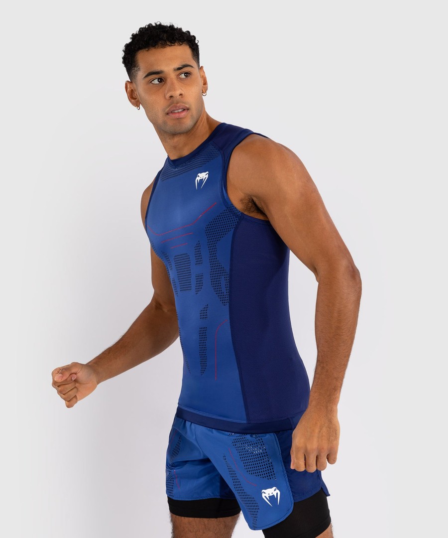 camiseta de proteção solar sem mangas venum technical 3.0 - azul noite