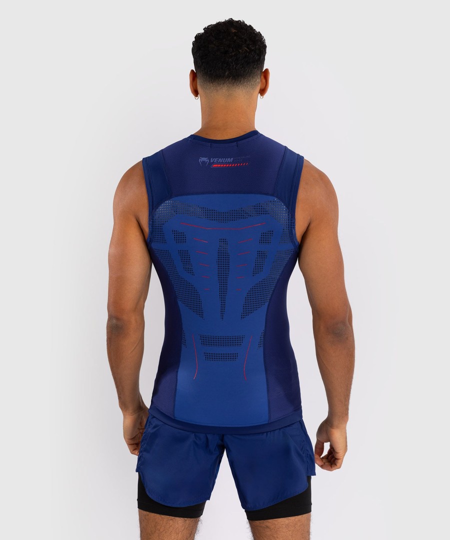 camiseta de proteção solar sem mangas venum technical 3.0 - azul noite