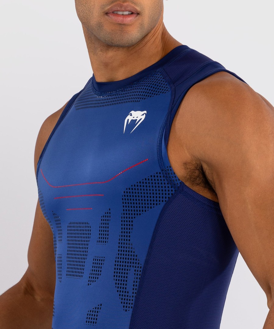 camiseta de proteção solar sem mangas venum technical 3.0 - azul noite