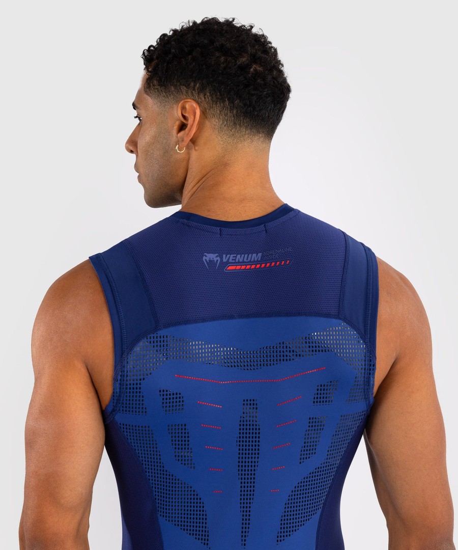 camiseta de proteção solar sem mangas venum technical 3.0 - azul noite