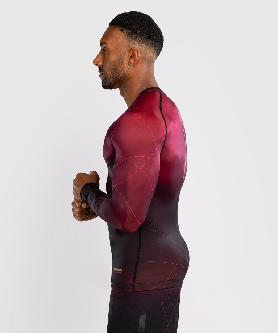 camiseta de proteção solar venum tactical xt masculina de manga comprida - pretobordôdourado