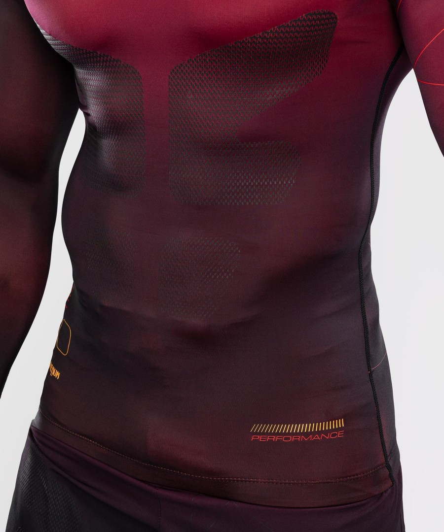 camiseta de proteção solar venum tactical xt masculina de manga comprida - pretobordôdourado