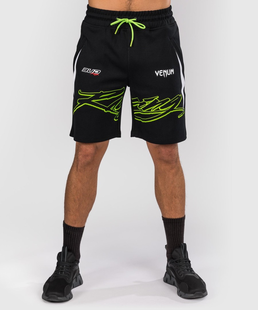 calções venum x bud racing para homem em algodão - pretobrancoverde lima