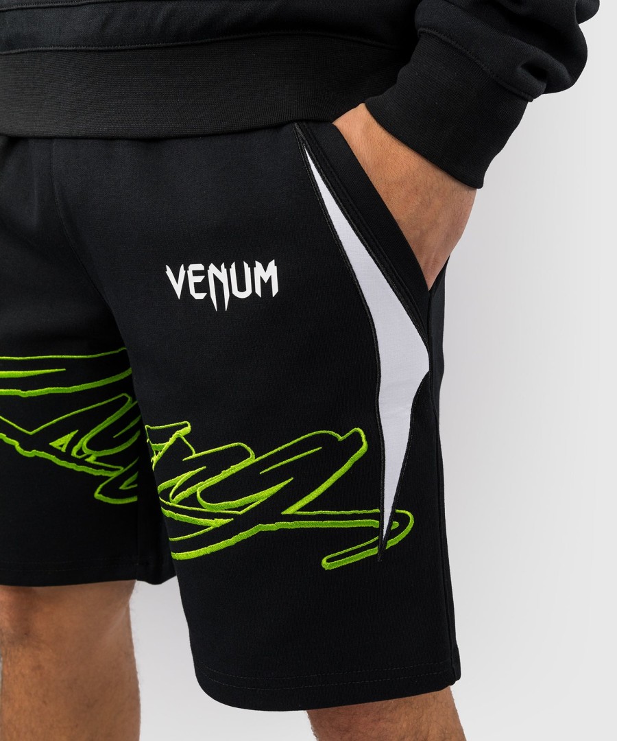 calções venum x bud racing para homem em algodão - pretobrancoverde lima