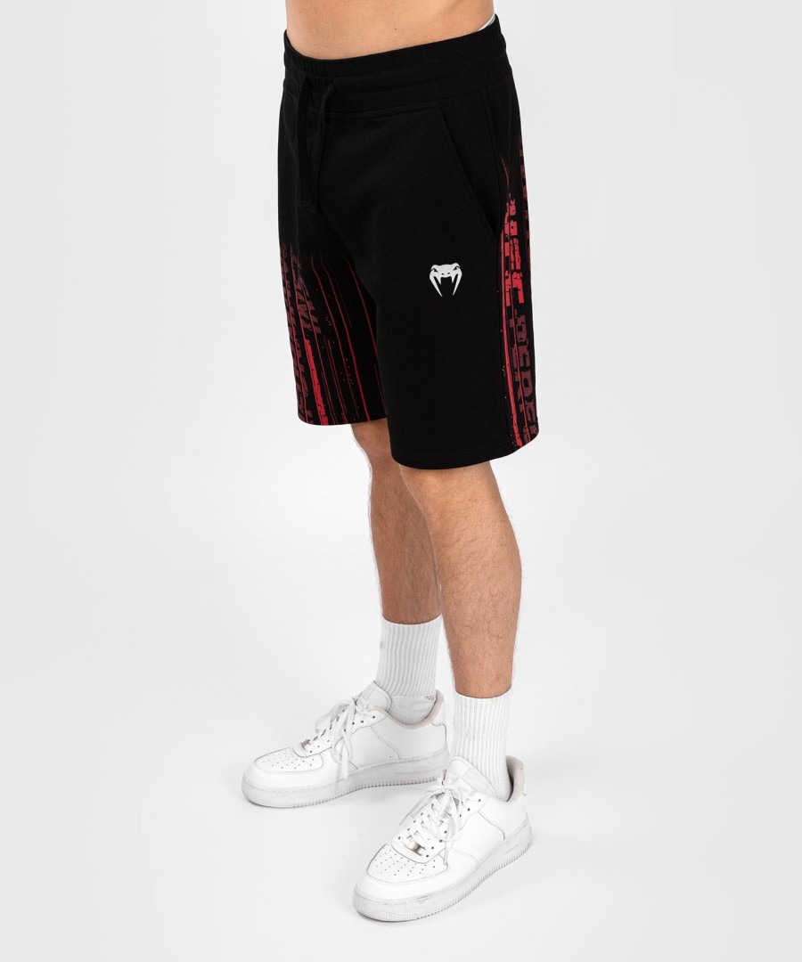 bermuda ufc venum performance institute 2.0 masculina de algodão - pretovermelho