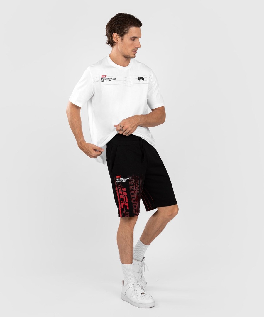 bermuda ufc venum performance institute 2.0 masculina de algodão - pretovermelho