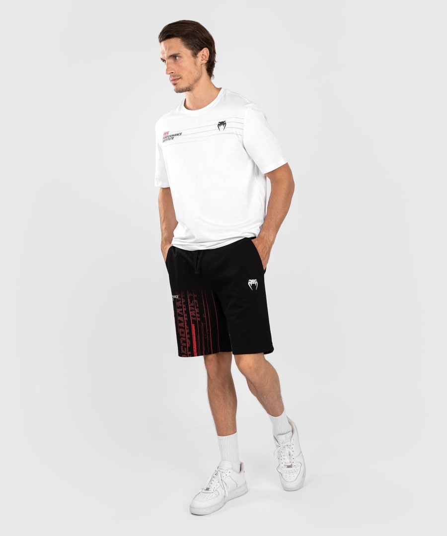 bermuda ufc venum performance institute 2.0 masculina de algodão - pretovermelho