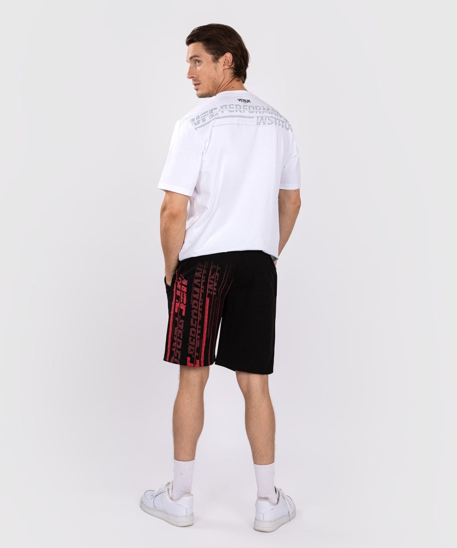 bermuda ufc venum performance institute 2.0 masculina de algodão - pretovermelho