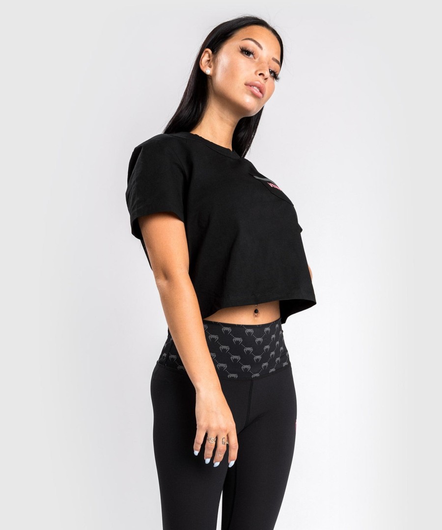 camiseta venum pink pocket - feminina - pretarosa dourada