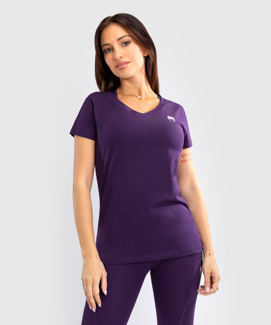 camiseta feminina venum essential - roxo escuro