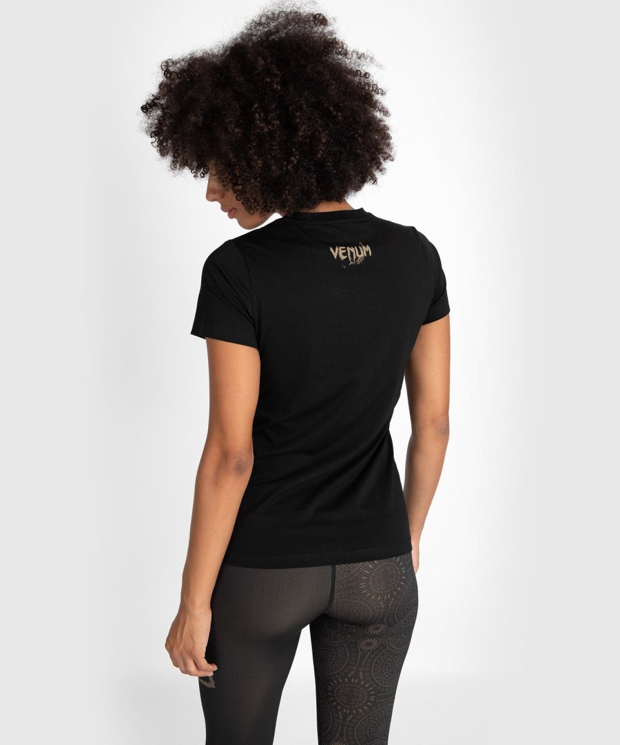 camiseta santa muerte dark side venum mulher - pretamarrom