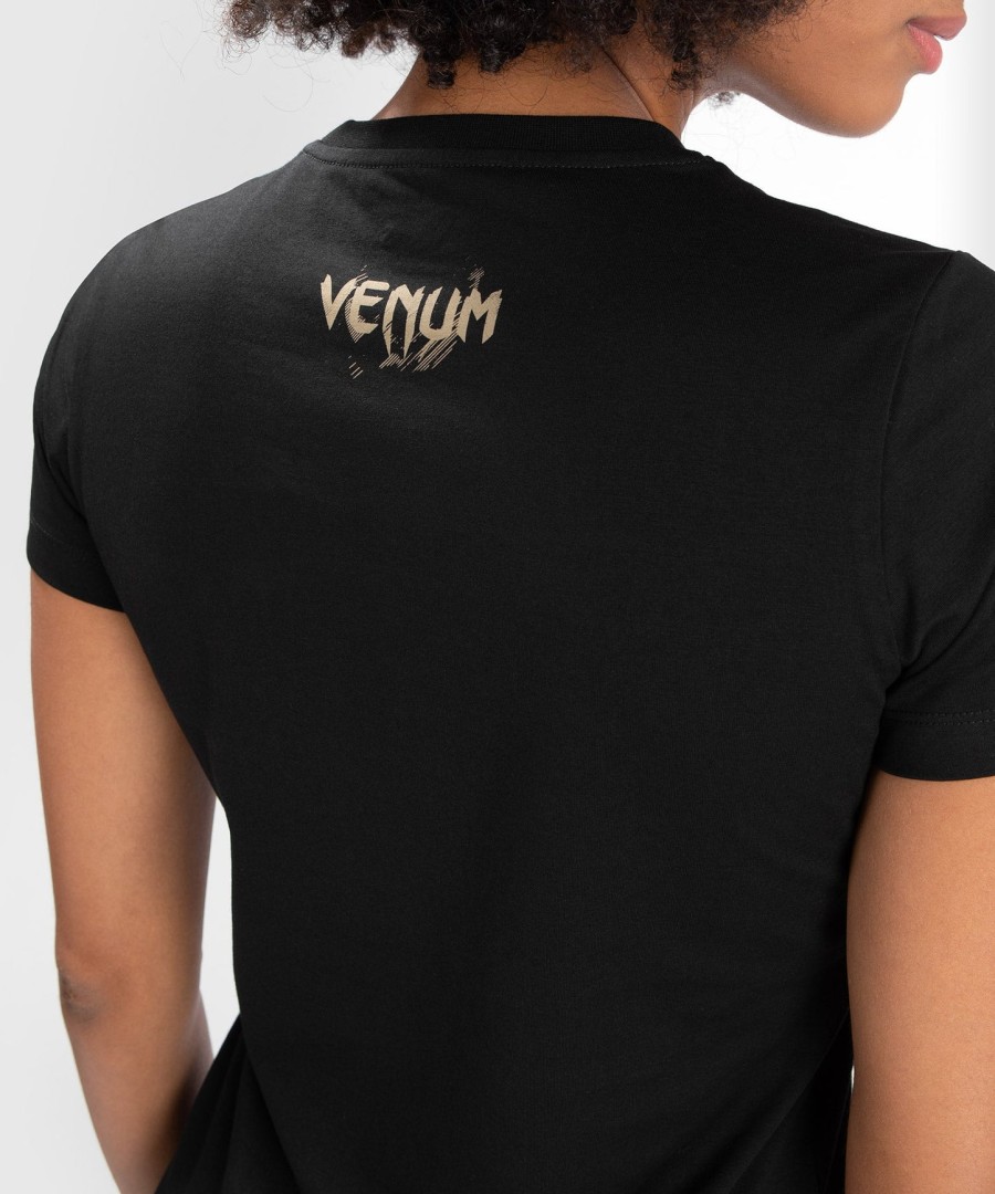 camiseta santa muerte dark side venum mulher - pretamarrom