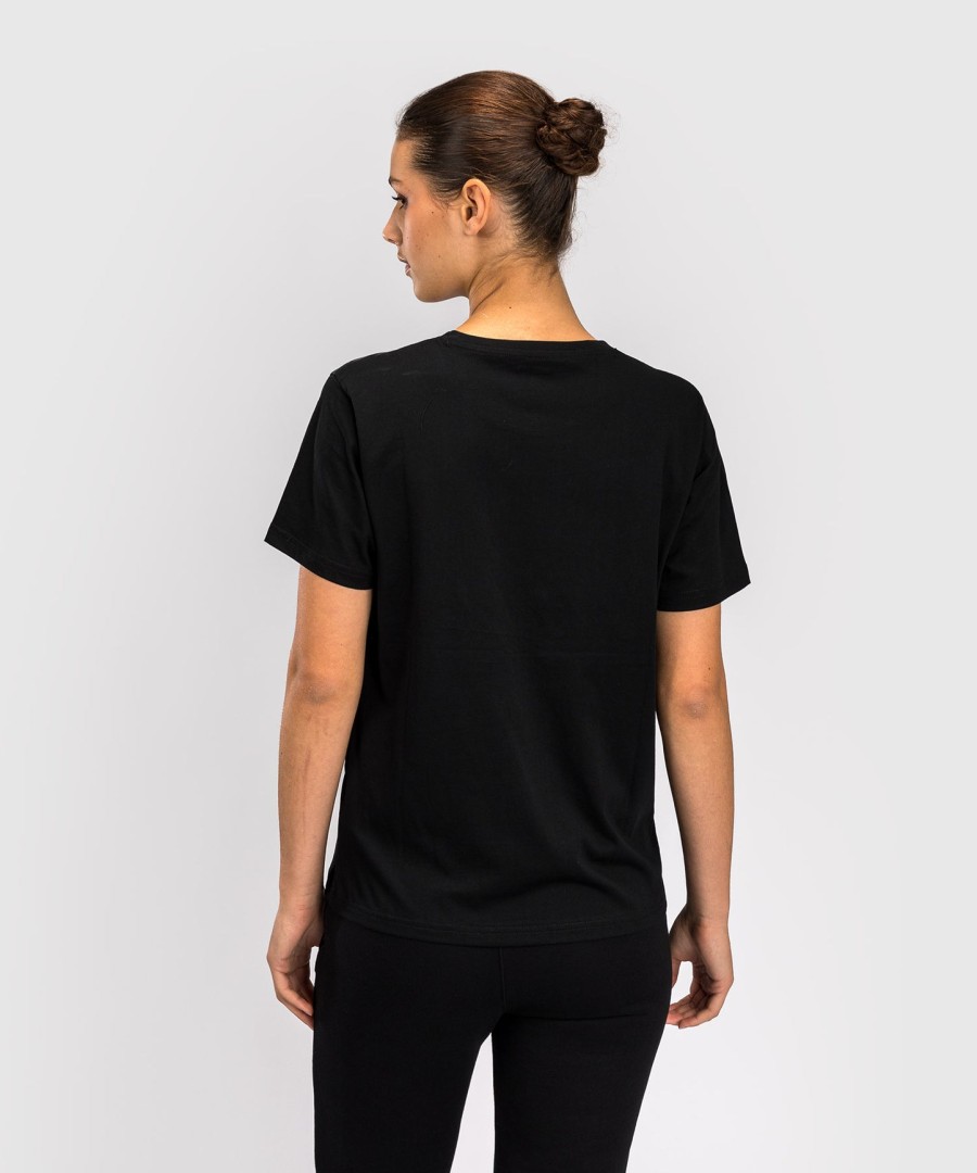 camiseta feminina de manga curta ufc fusion by venum replica - preta