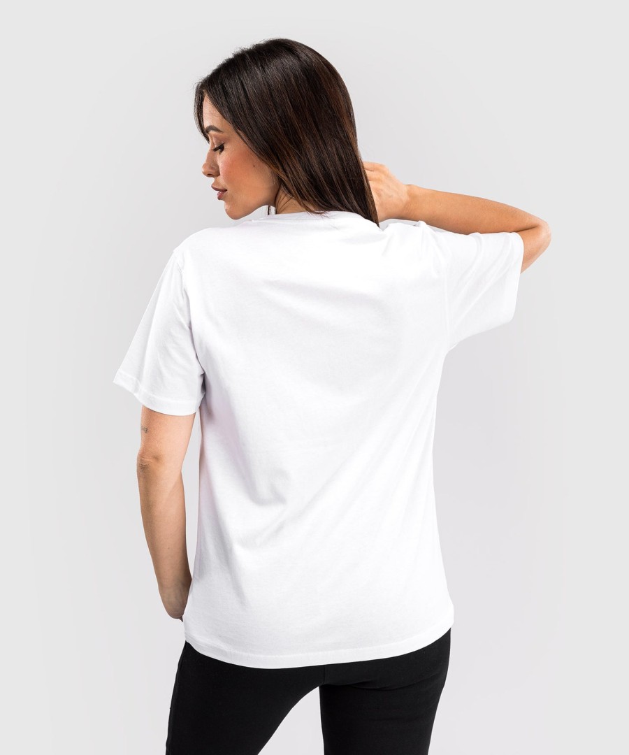 camiseta feminina de manga curta ufc fusion by venum replica - branca