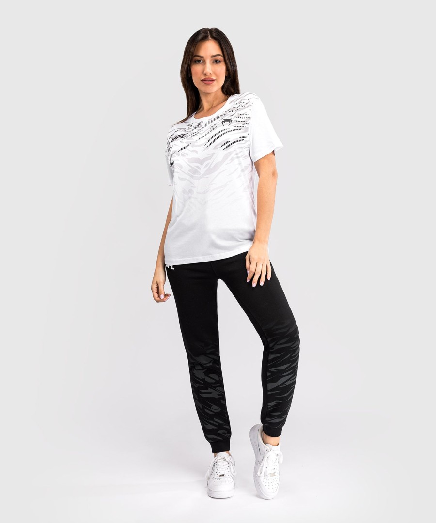 camiseta feminina de manga curta ufc fusion by venum replica - branca