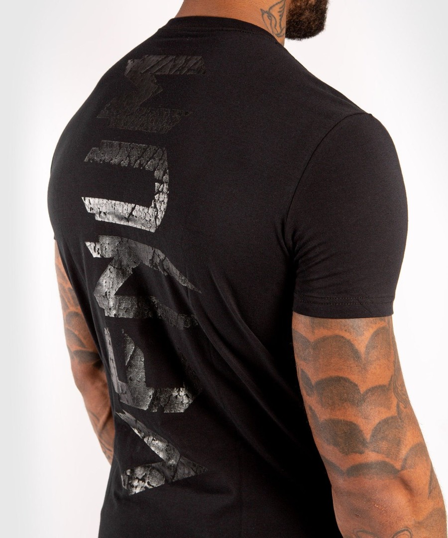 camiseta venum giant - preta fosca