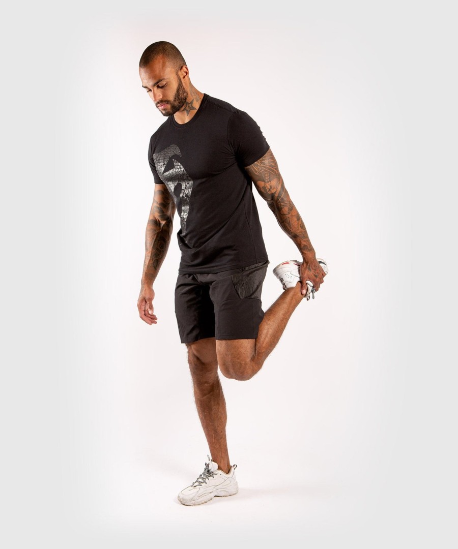 camiseta venum giant - preta fosca